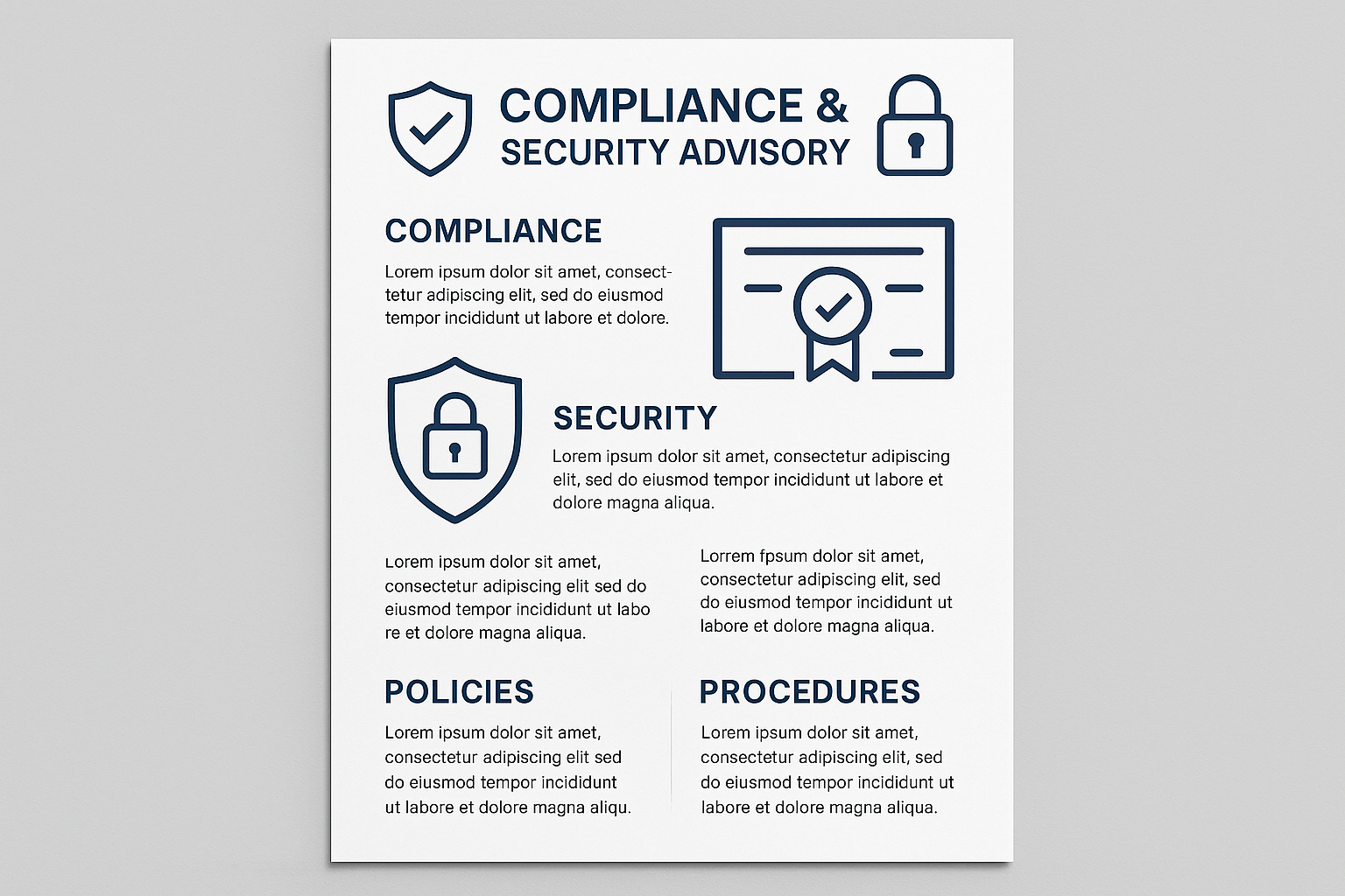 Compliance & Security Advisory